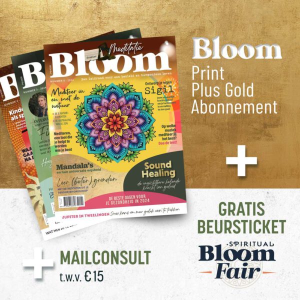 Abonnement Bloom Print Gold Plus vierkant Bloom