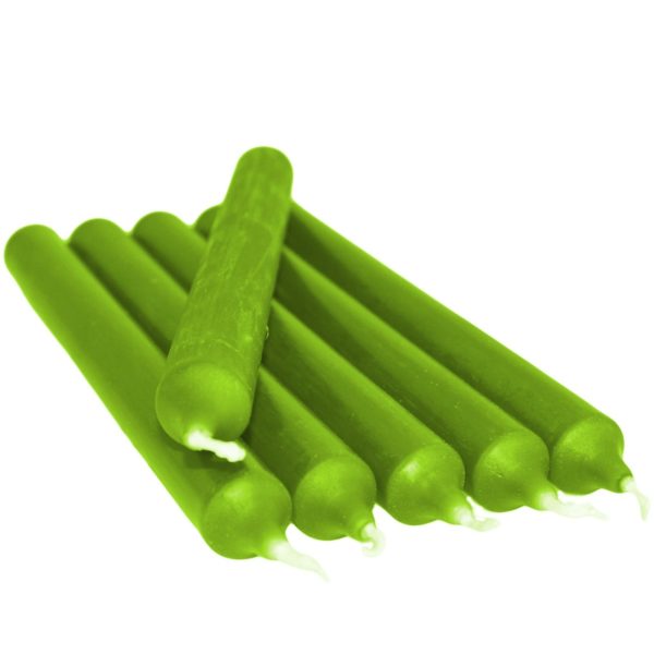 Gotische Kaars Groen 21Cm 6 Stuks Bloom web