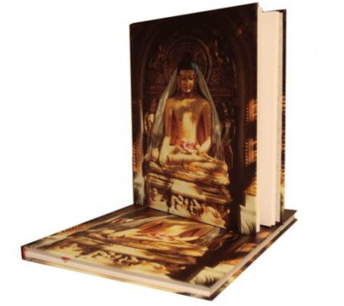 Notitieboek met afbeelding Boeddha Bloom web