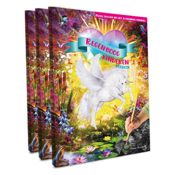 Regenboog Kinderen Doeboek Cover Bloom Shop