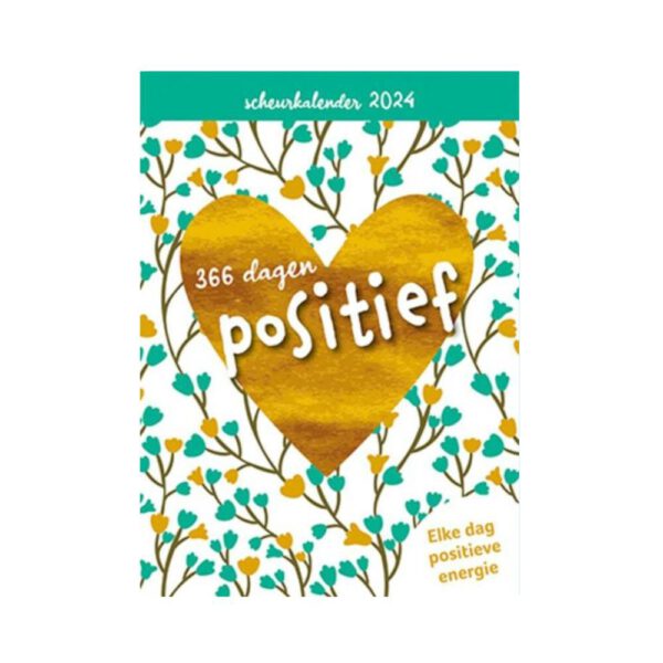 Scheurkalender 366 dagen positief 2024 9789463548229 Bloom Webshop