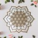 Flower of Life Crystal Grid Happiness