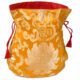 Tarot buidel Lotus oranje zakje Kaarten Runen Pendel Bloom Webshop