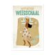 Wenskaart Postkaart Weegschaal Gelukkige verjaardag Bloom Webshop Front